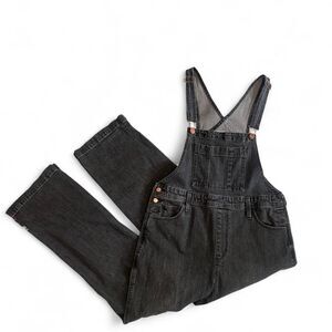 A-new-day Women's Black and Grey Dungarees-overalls